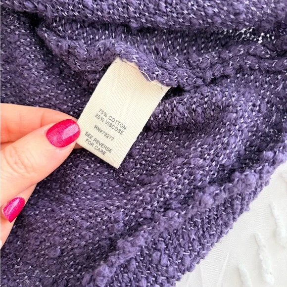 Mudd Purple Knit Sweater~Small - Picture 3 of 4